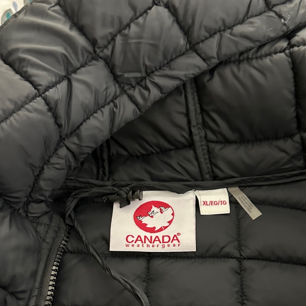 Quilted Black Coat